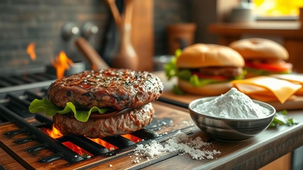 Daha Lezzetli Burgerler İçin Kabartma Tozu Yöntemi